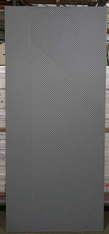 Дверь Electrum SOLO 3 Серая эмаль №1183: Скол внизу полотна.