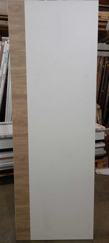 Дверь GALANT DUO 1 эмалит белый №1148: Царапина.