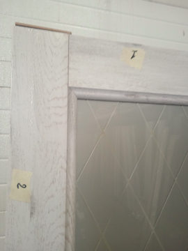 Дверь Пиано ПО/Ромб графит, Ель альпийская №130